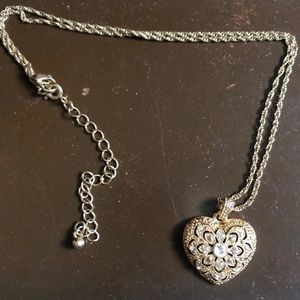 Filigree heart necklace